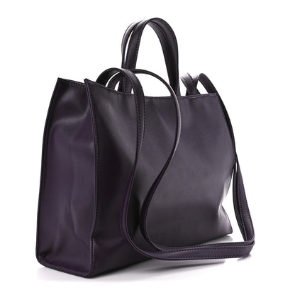 Telfar Vegan Leather Medium Shopping Bag Eggplant 3 of 10