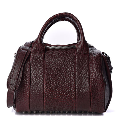 Alexander Wang Pebbled Lambskin Rockie Beet Rhodium Hardware 1 of 8