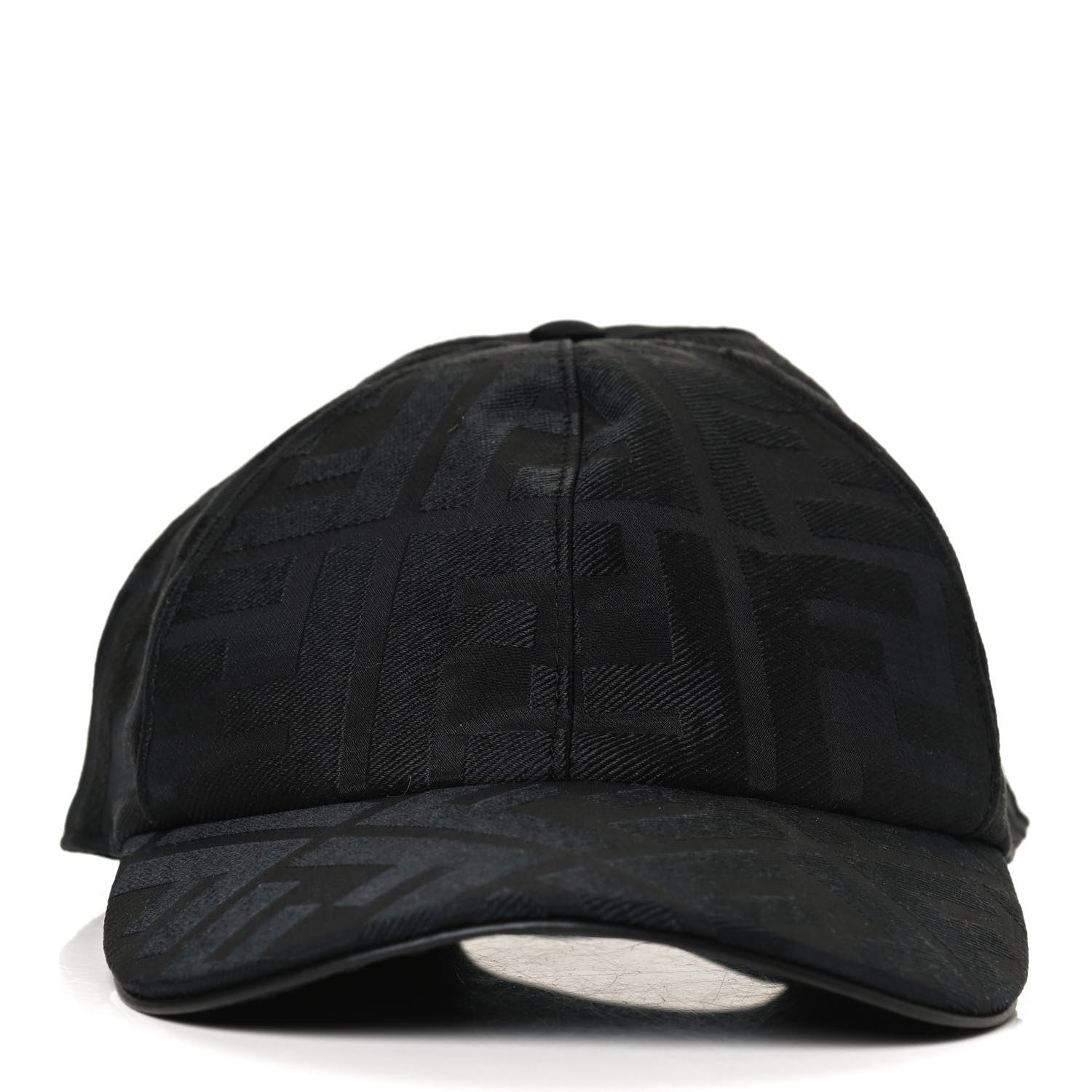 Fendi Silk Jacquard FF Baseball Hat Black 2 of 7
