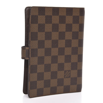 Louis Vuitton Damier Ebene Medium Ring Agenda Cover 3 of 7
