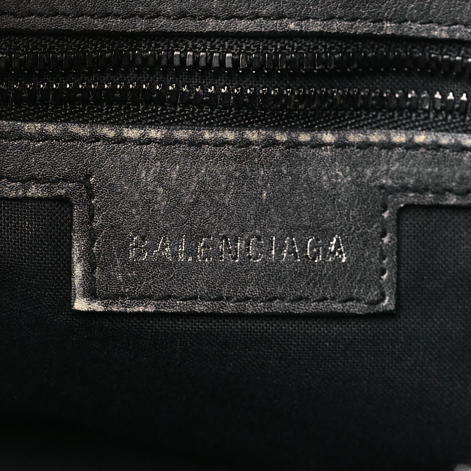 Balenciaga Used Calfskin Small Le Cagole Shoulder Bag Black 7 of 11