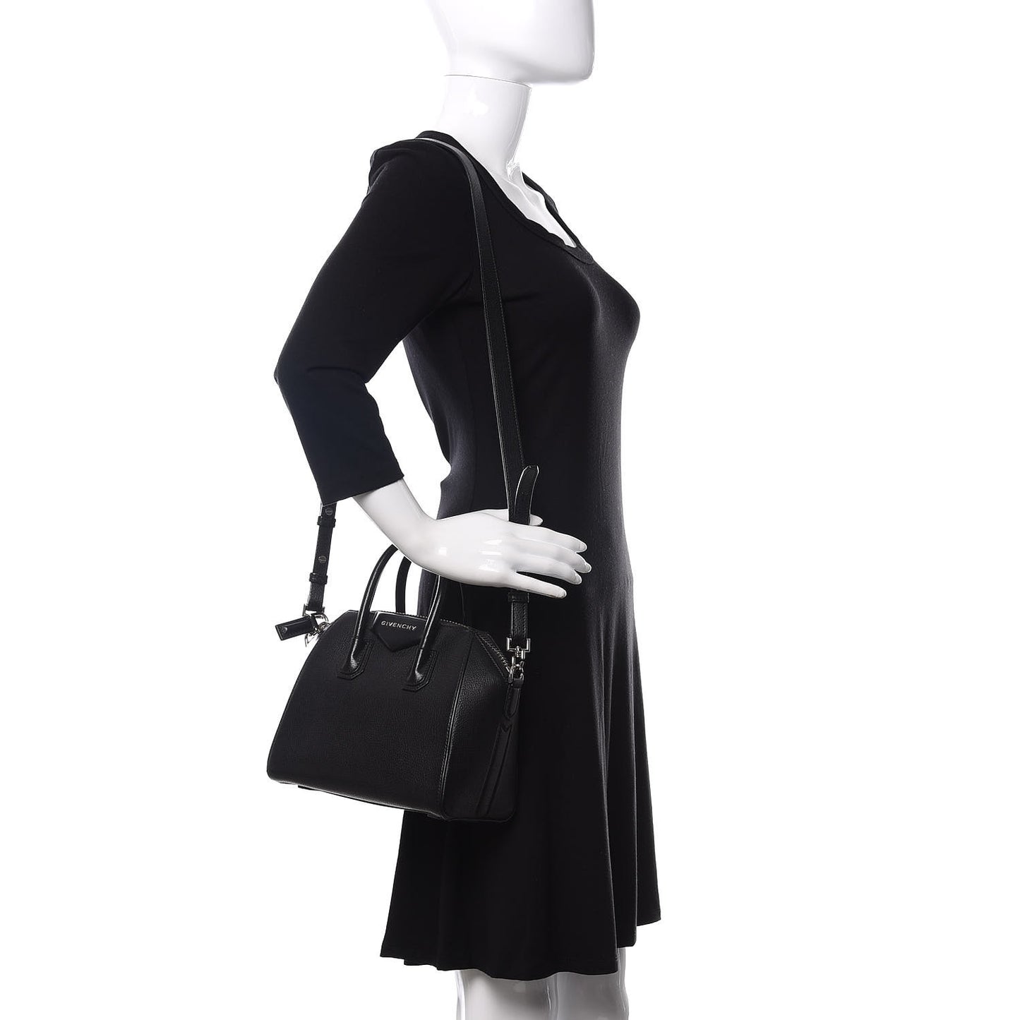 Sugar Goatskin Mini Antigona Black