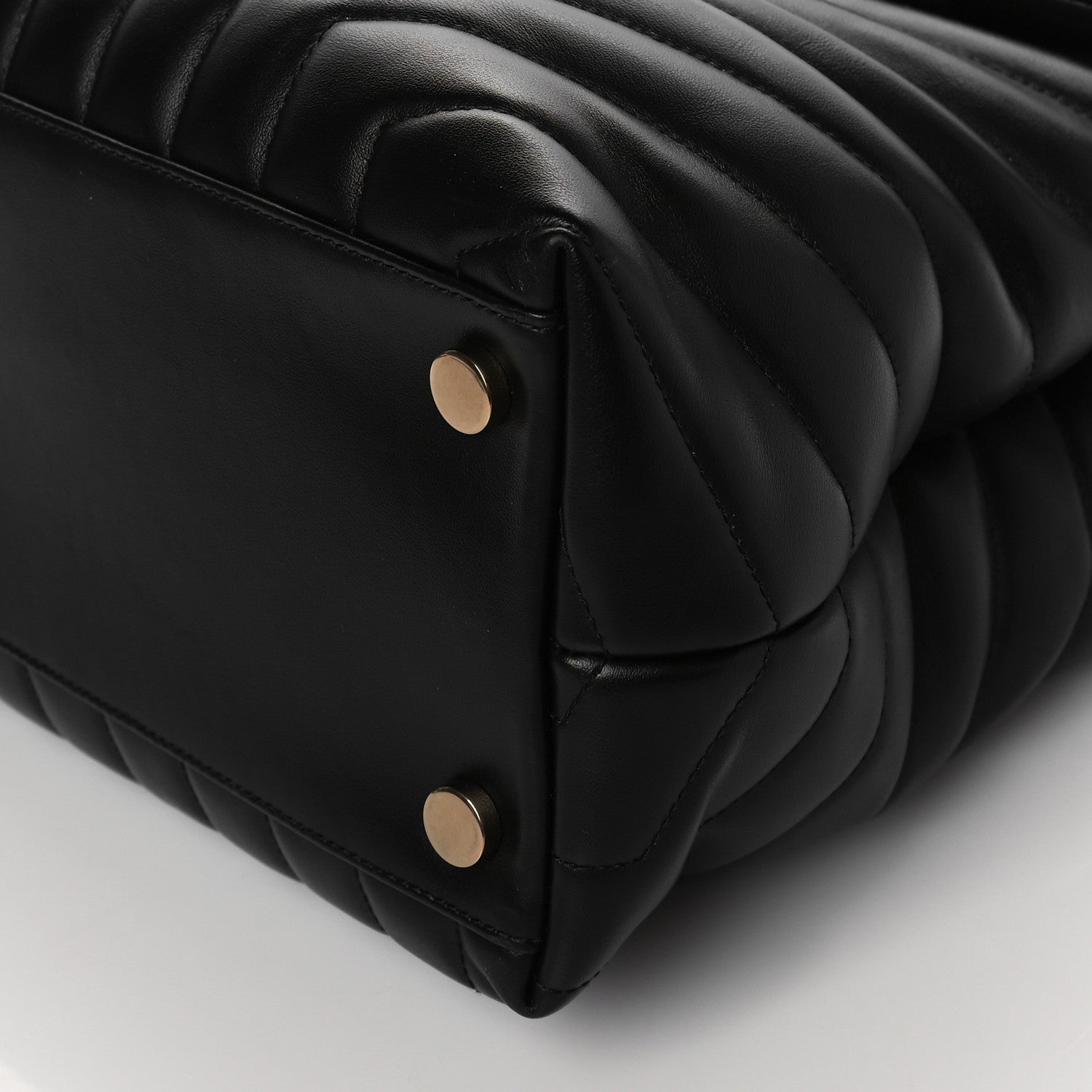 Saint Laurent Calfskin Y Quilted Monogram Large Loulou Chain Satchel Black 8 of 9