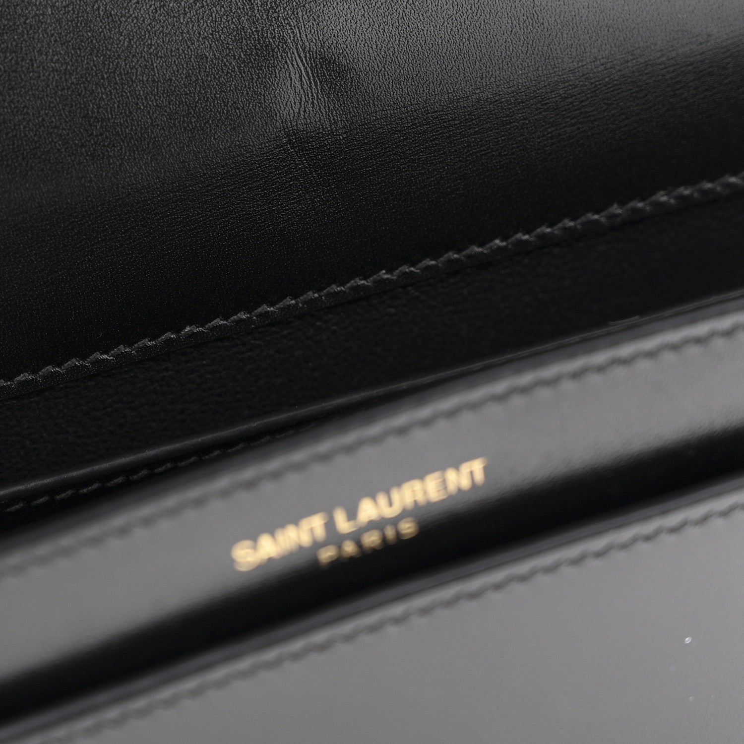 Saint Laurent Box Calfskin Mini Voltaire Shoulder Bag Black 11 of 12