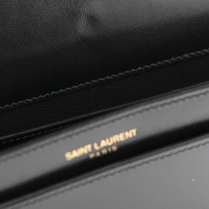 Saint Laurent Box Calfskin Mini Voltaire Shoulder Bag Black 11 of 12