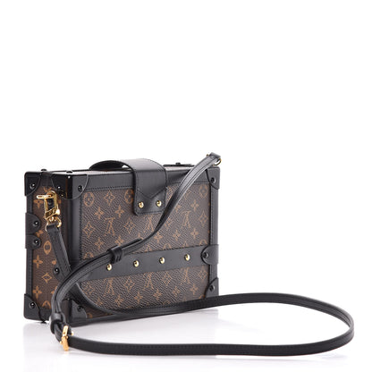 Louis Vuitton Monogram Petite Malle Black 3 of 9