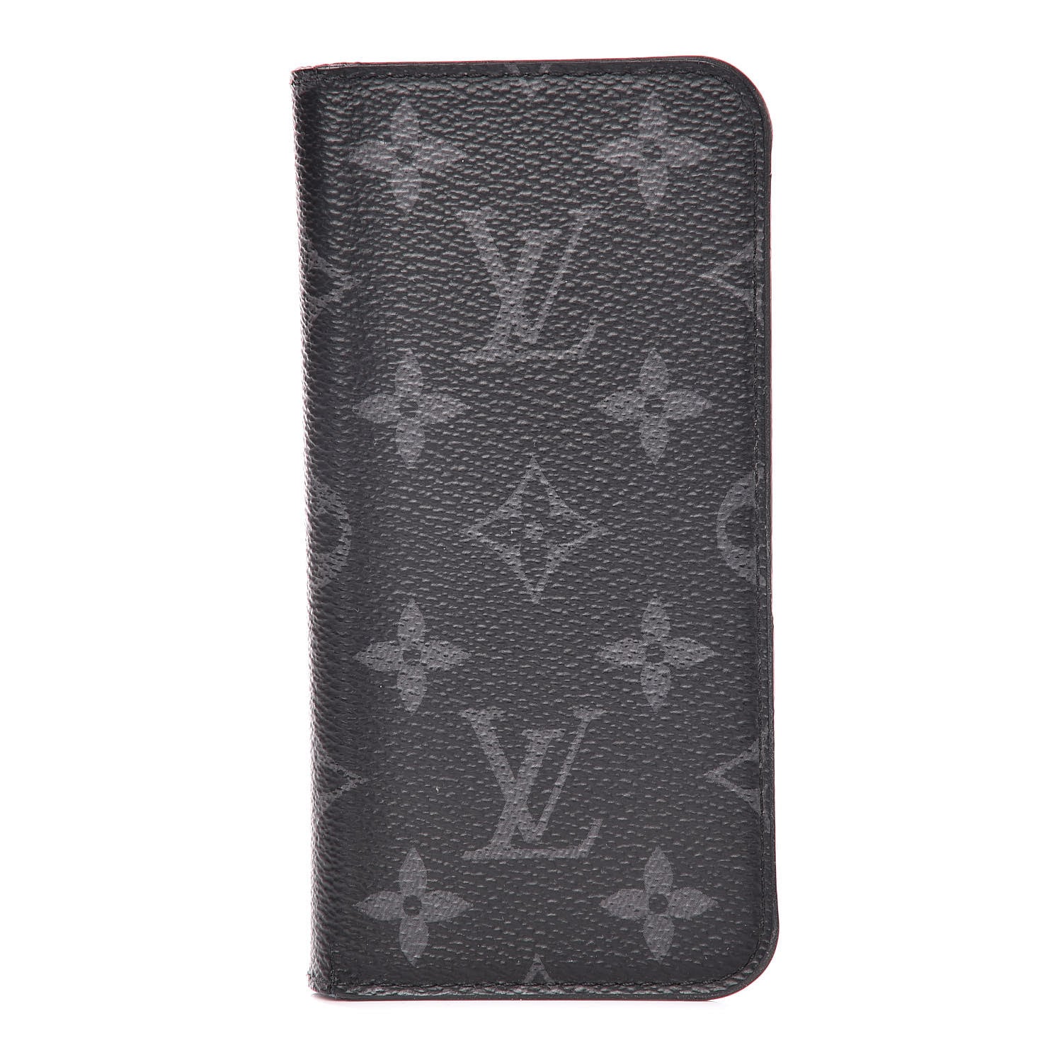 Louis Vuitton Monogram Eclipse iPhone X Folio Case 1 of 8
