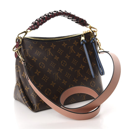 Louis Vuitton Monogram Beaubourg Hobo Mini Bordeaux Red Peach Safran Blue Jean Blue 3 of 10