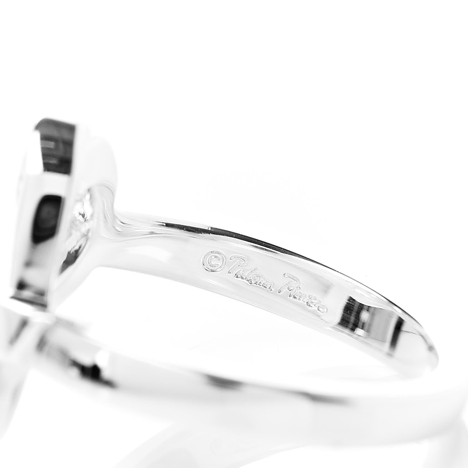 Tiffany Sterling Silver Paloma Picasso Loving Heart Ring 52 6 5 of 5