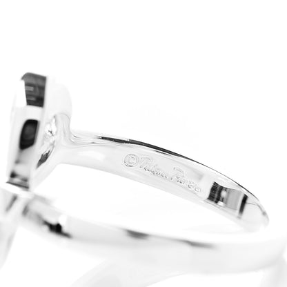 Tiffany Sterling Silver Paloma Picasso Loving Heart Ring 52 6 5 of 5