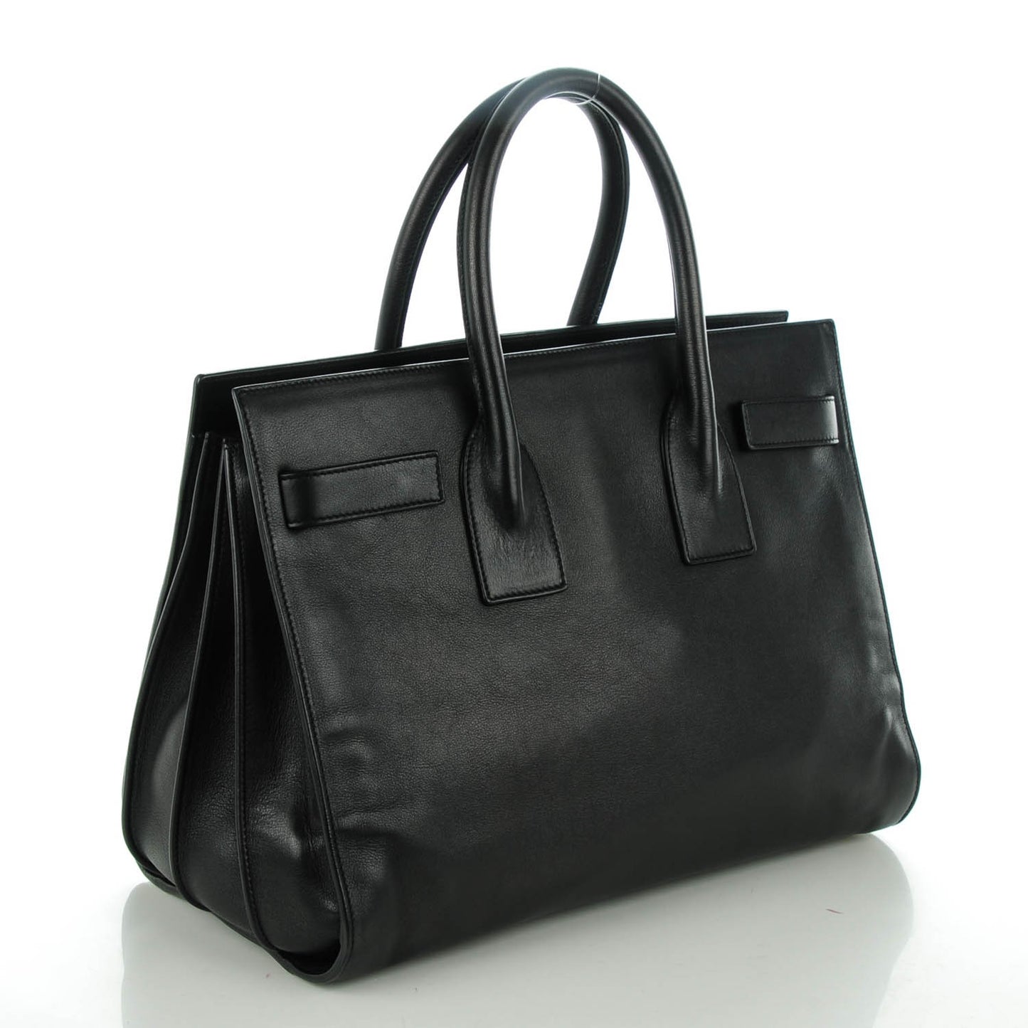 Calfskin Small Sac De Jour Black