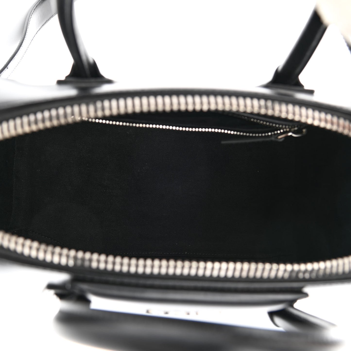 Shiny Lord Calfskin Small Antigona Black
