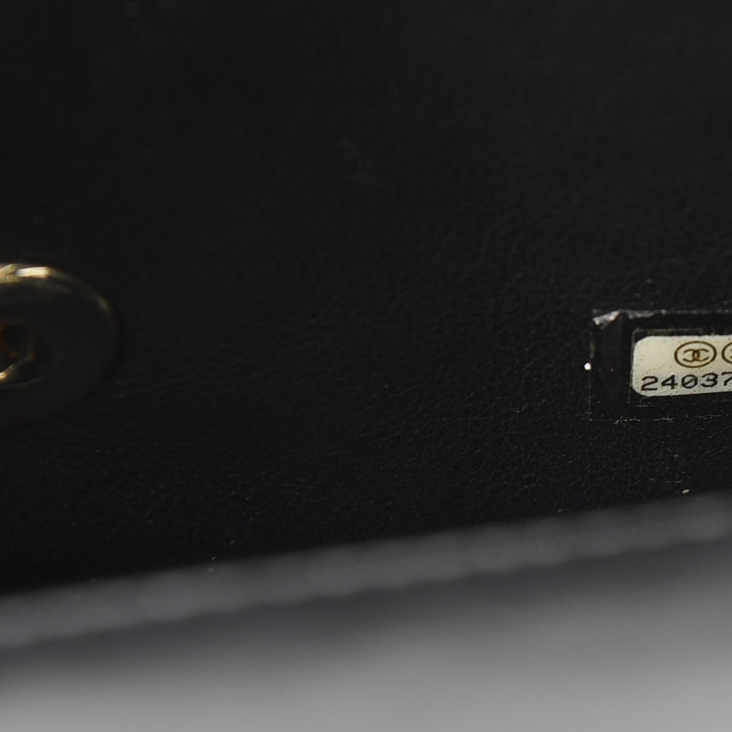 Lambskin Quilted Mini Square Flap Black