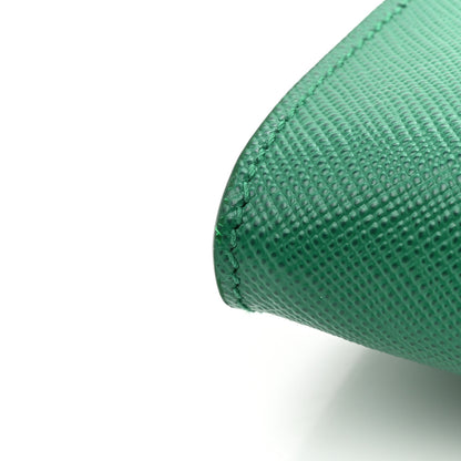 Prada Saffiano Cuir Triangle Logo Crossbody Mango 10 of 10