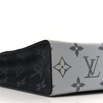 Louis Vuitton Monogram Eclipse Split Pochette Voyage MM 8 of 9