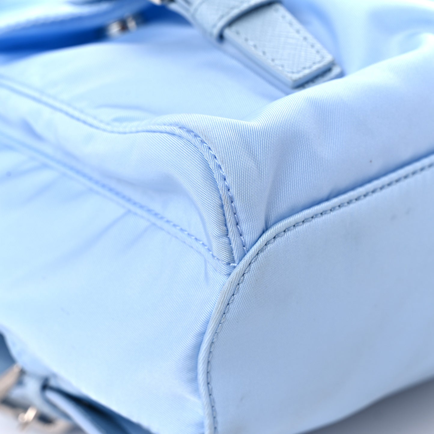 Tessuto Nylon Vela Small Backpack Celeste