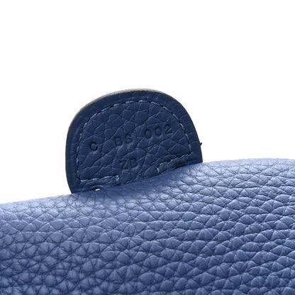 Hermes Taurillon Clemence EVELYNE III PM  Bleu Agate 6 of 10