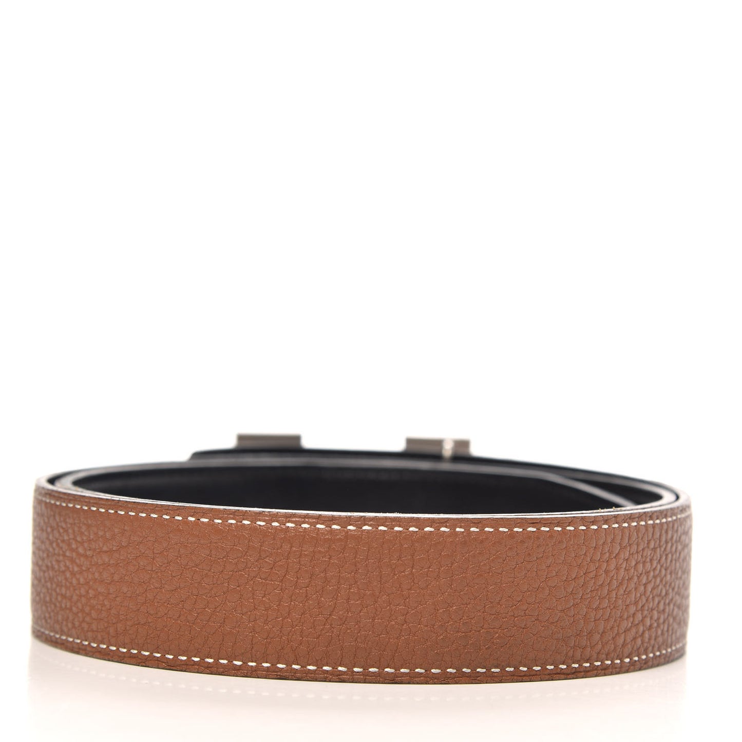 Box Togo 32mm Guilloche H Belt 85 Black Gold