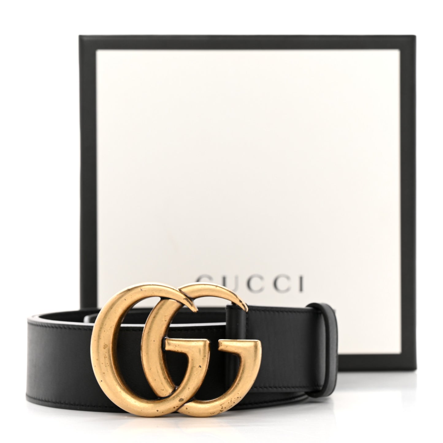 Calfskin Double G 40mm Belt 95 38 Black