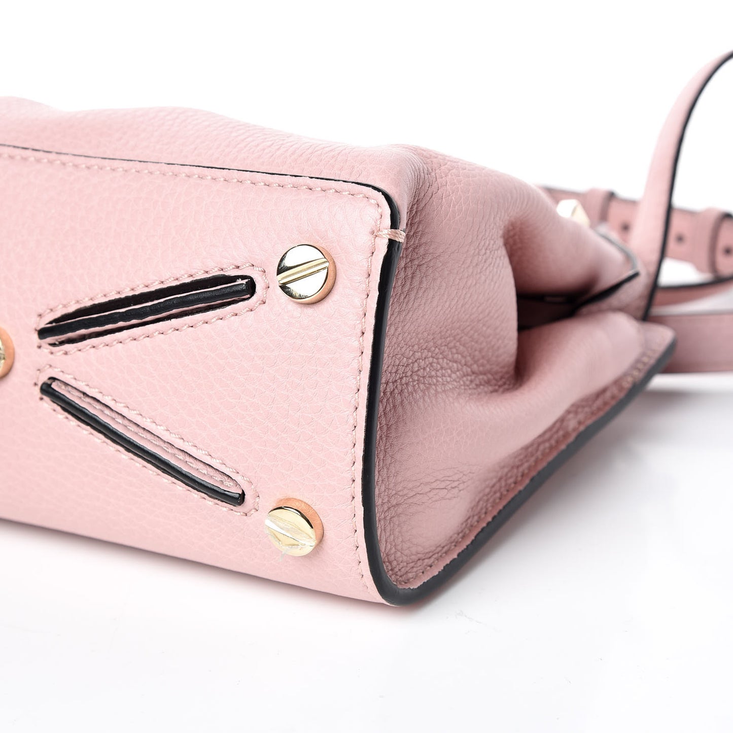 Pebbled Calfskin Small Joylock Satchel Loto