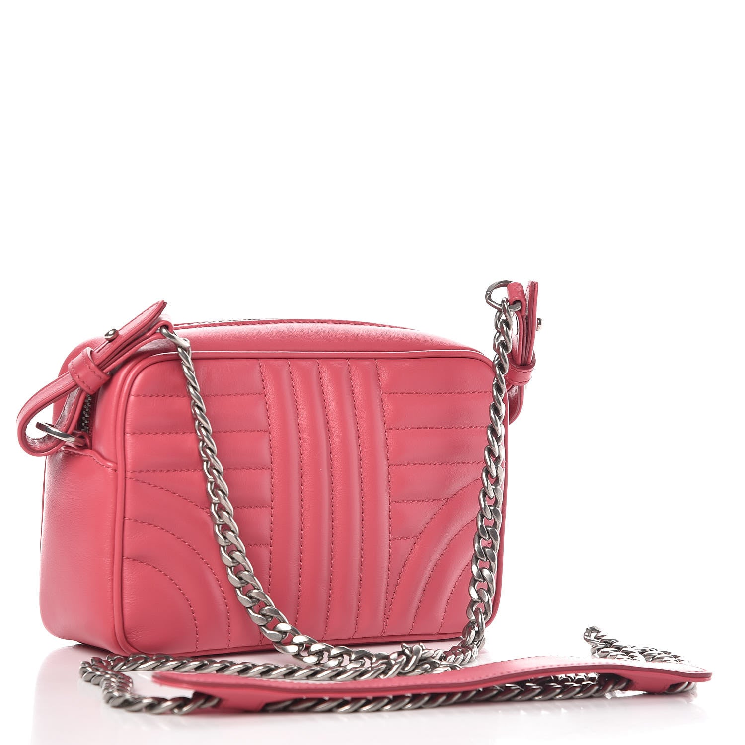 Prada Soft Calfskin Diagramme Crossbody Bag Peonia 3 of 9