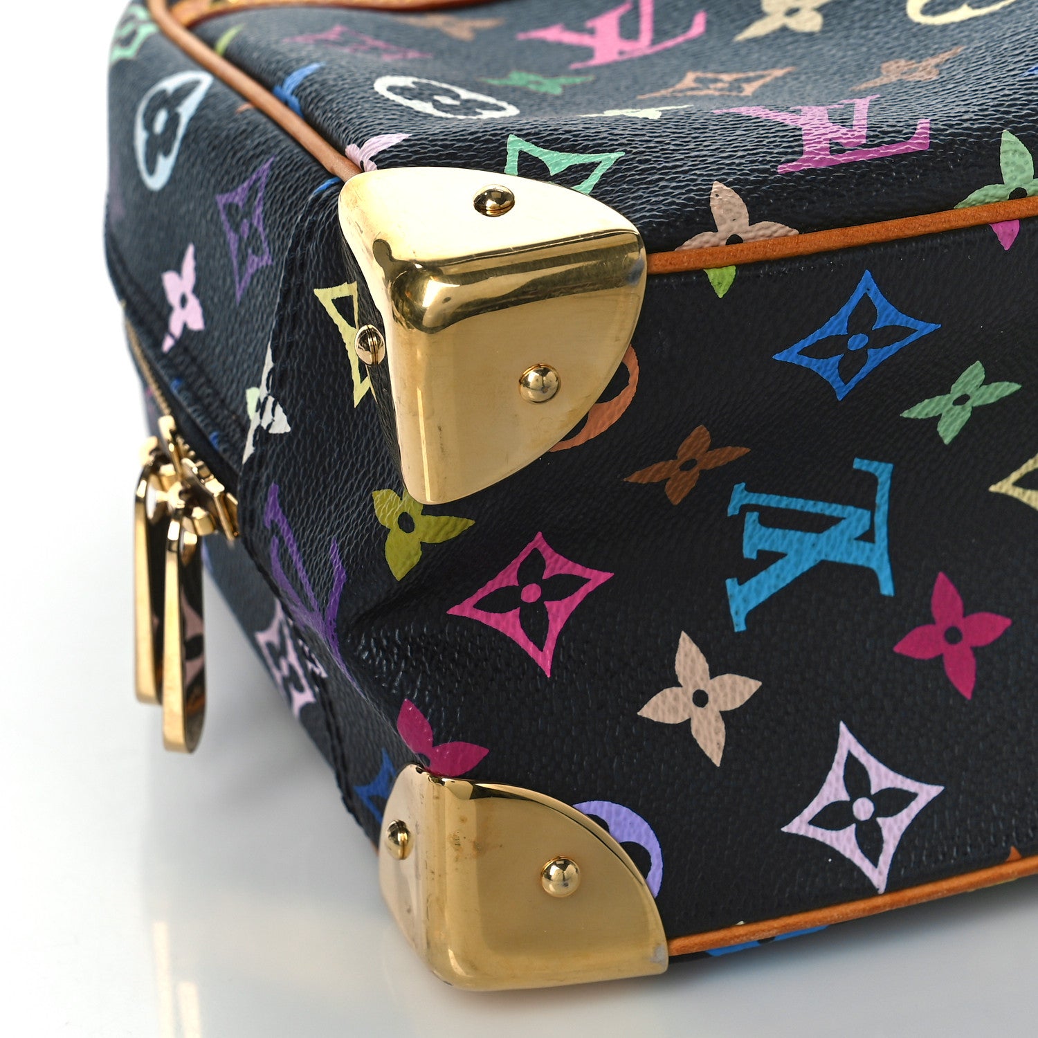 Louis Vuitton Monogram Multicolor Trouville Black 7 of 8