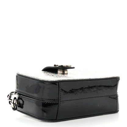 Chanel Glitter Patent Evening On The Moon Camera Case Silver 4 of 10