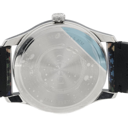 Gucci Stainless Steel Calfskin 38mm G-Timeless Psychedelic Quartz Watch 4 of 5