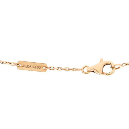 Van Cleef & Arpels 18K Yellow Gold Black Onyx Vintage Alhambra Pendant Necklace 4 of 6