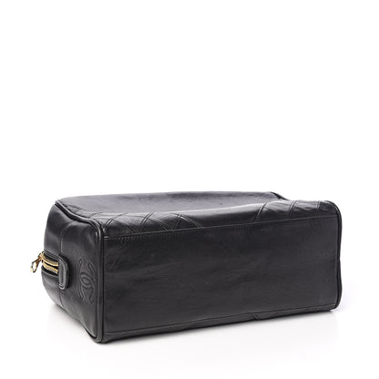 Chanel Lambskin Diamond Stitch Cosmetic Case Black 3 of 7