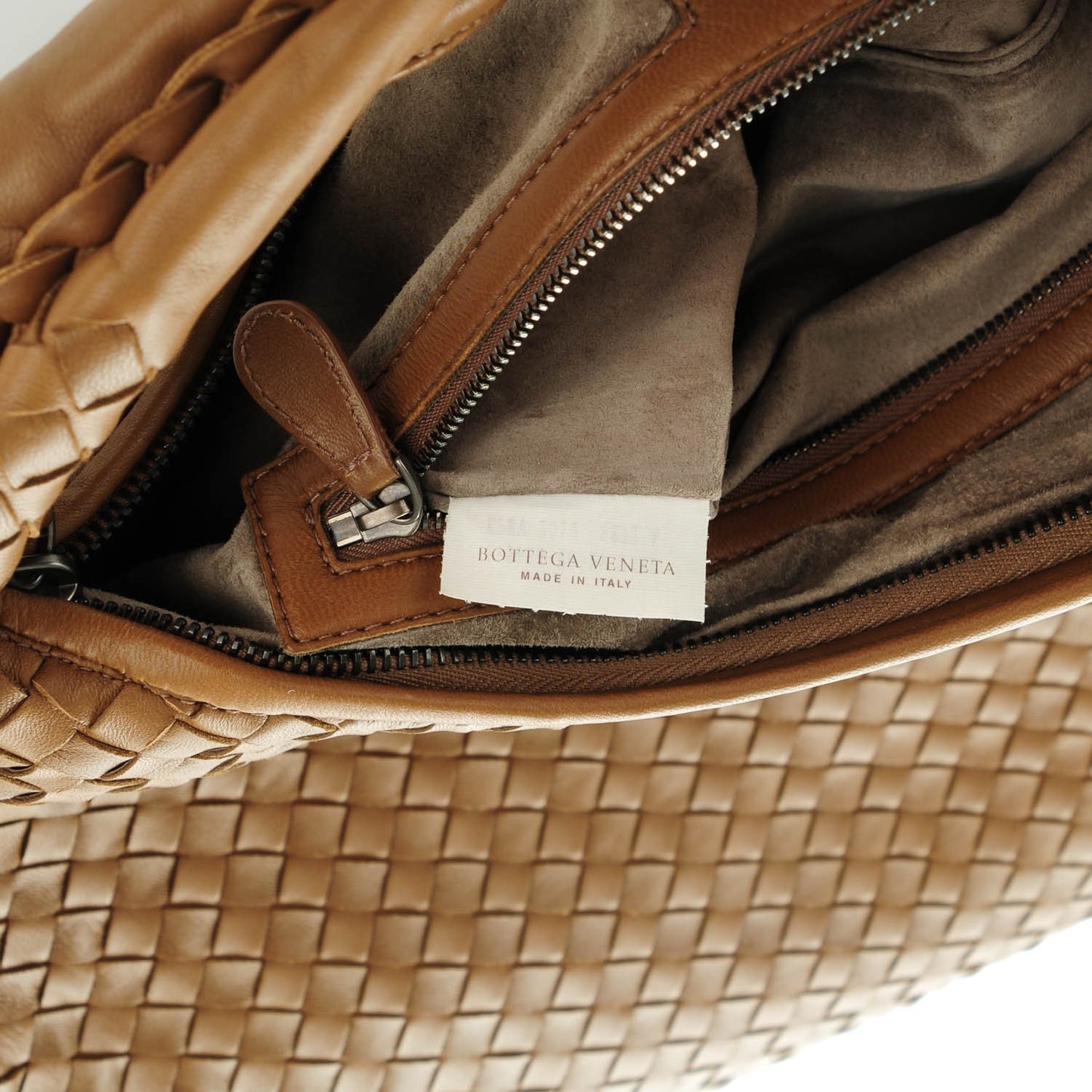 Nappa Intrecciato Large Veneta Hobo Chene