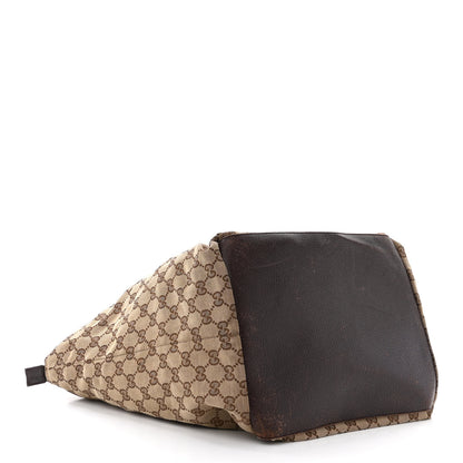 Gucci GG Monogram Large Web Handle Bucket Tote 4 of 17