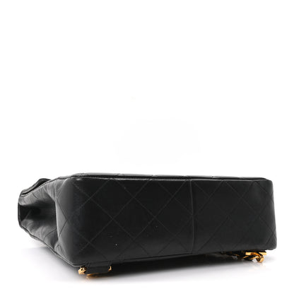 Chanel Lambskin Quilted Backpack Black 3 of 8