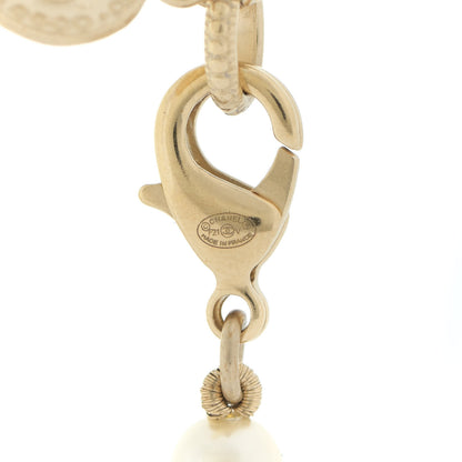 Chanel Graduated Pearl CC Short Necklace Gold 4 of 6