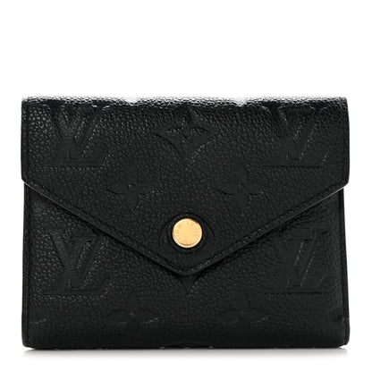 Louis Vuitton Empreinte Victorine Wallet Black 1 of 10