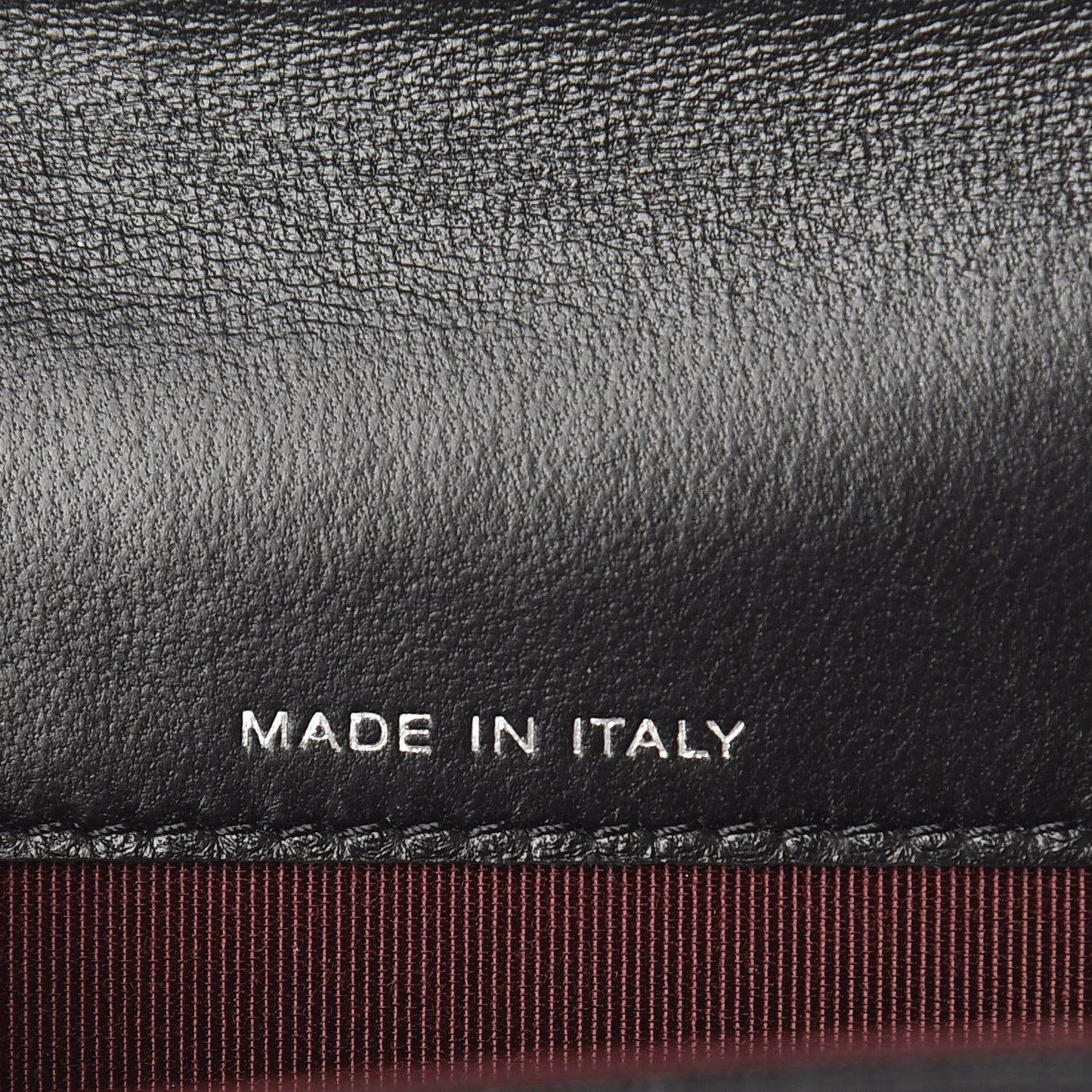 Lambskin Quilted Flap Card Holder Black