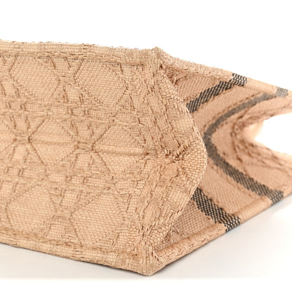 Christian Dior Raffia Cannage Medium Book Tote Natural 10 of 11