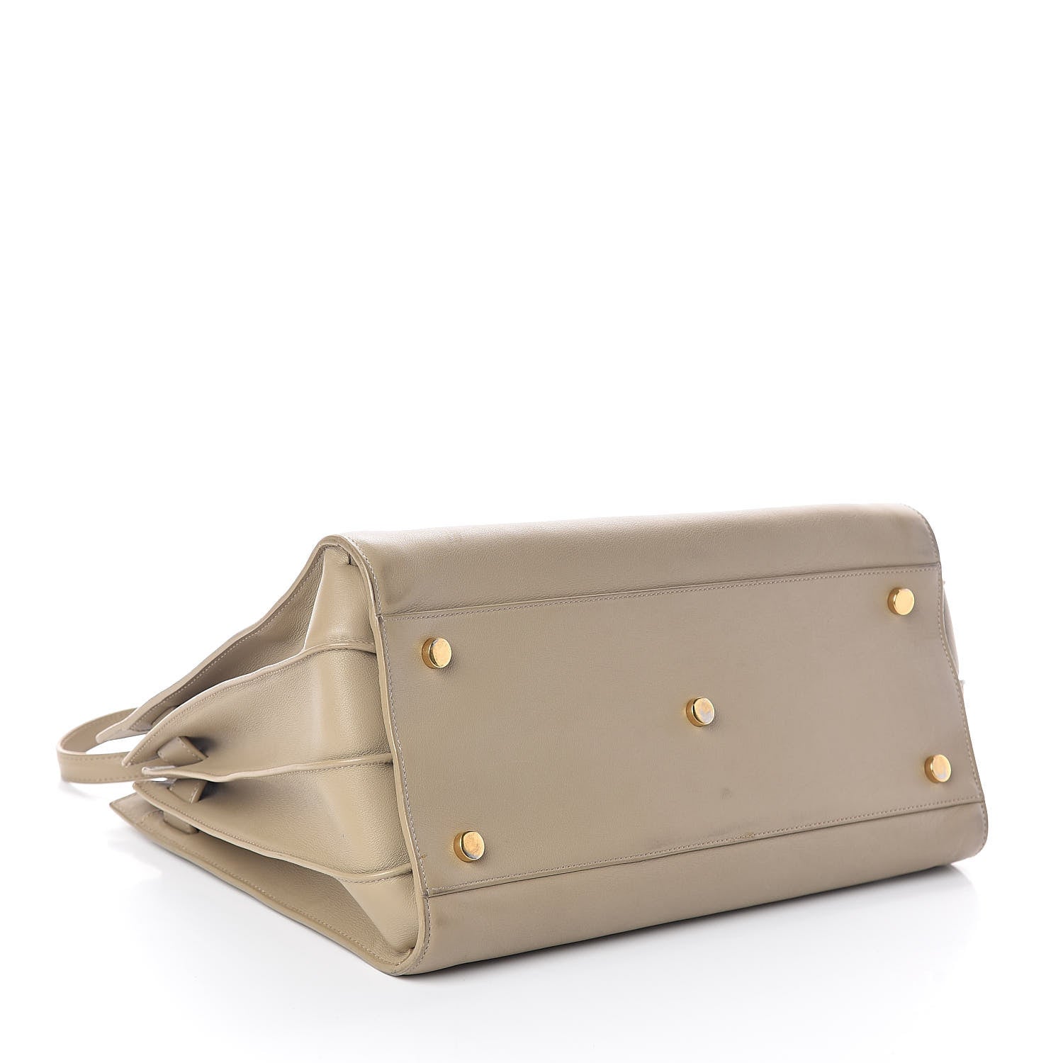 Saint Laurent Grained Calfskin Small Sac De Jour Dark Beige 4 of 11