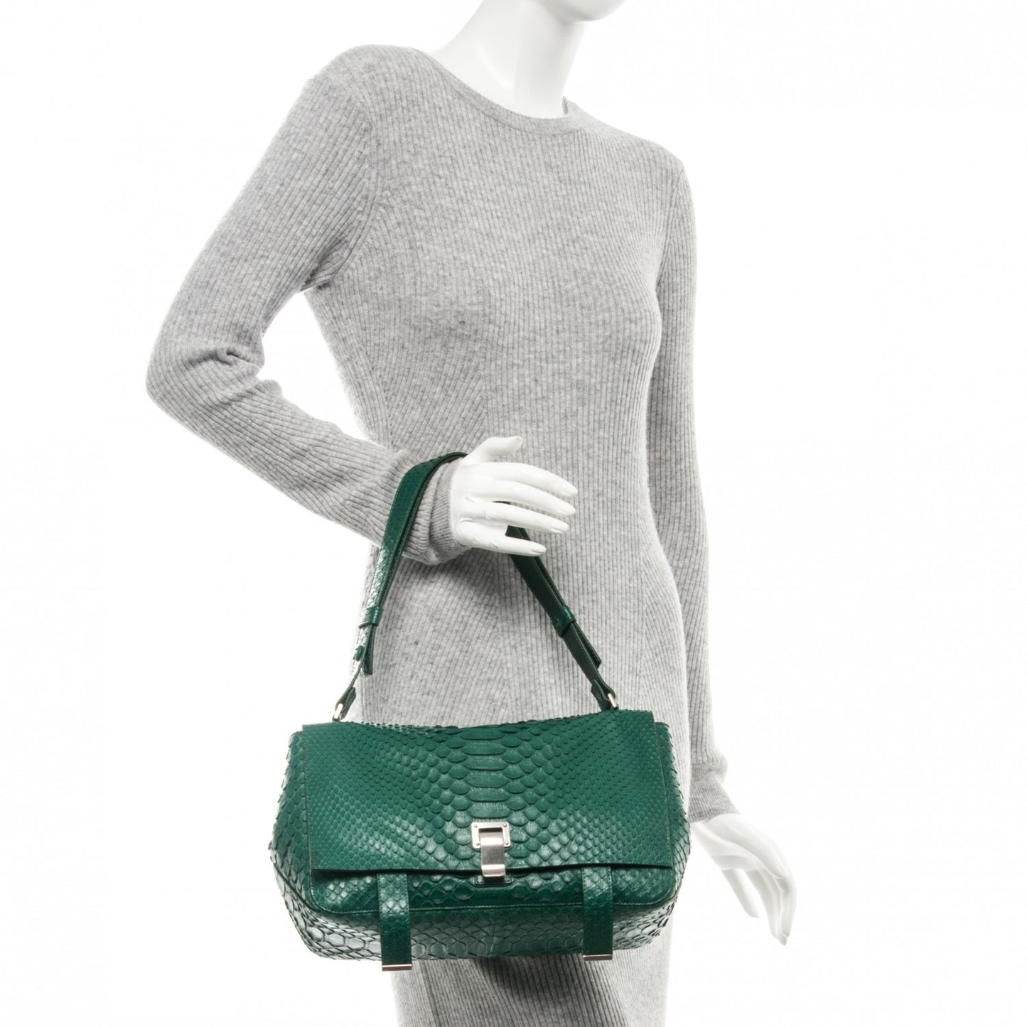 Python PS Courier Bag Green