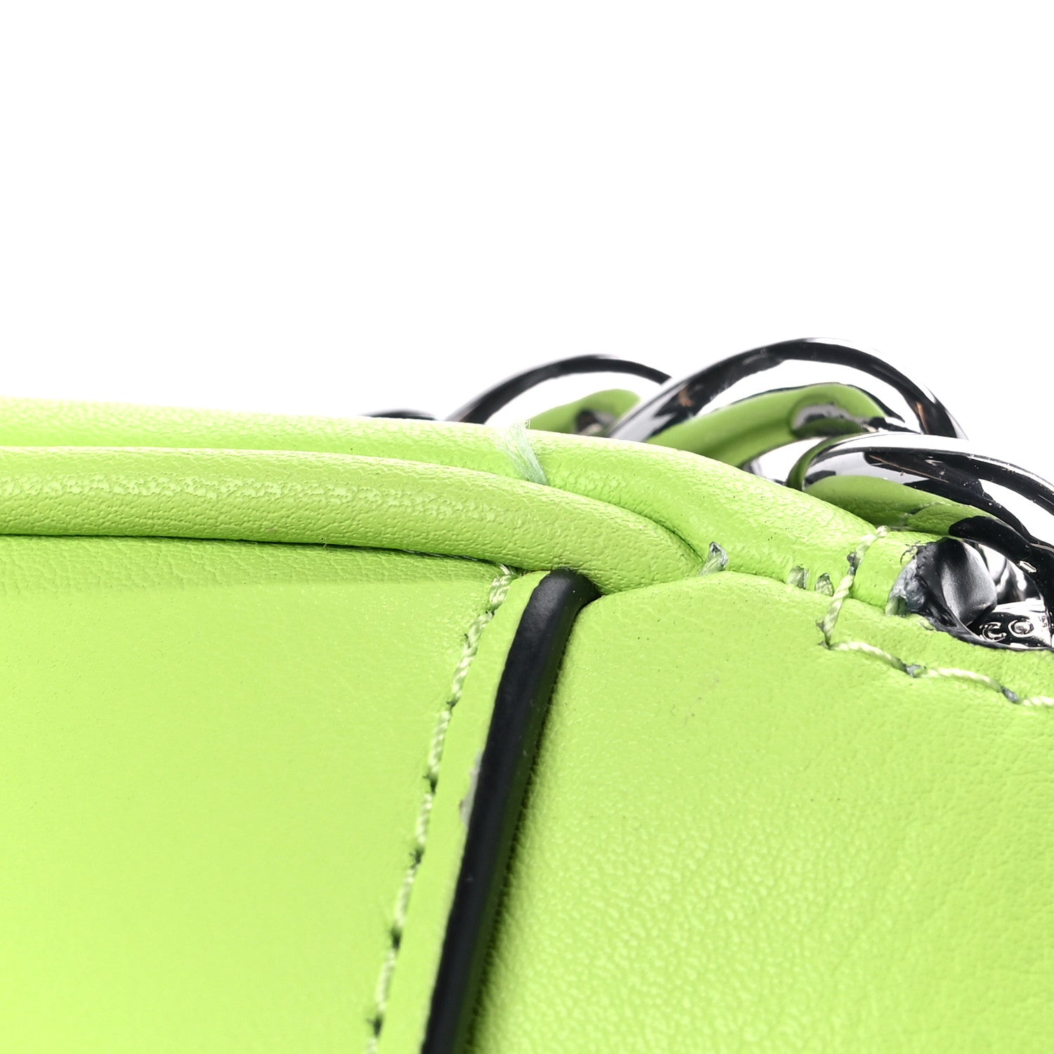 Marc Jacobs Calfskin The J Marc Shoulder Bag Green Glow 7 of 9