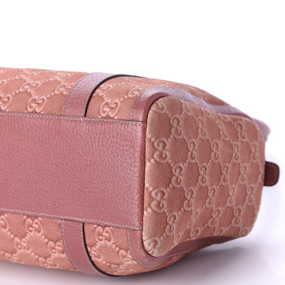 Gucci Suede Guccissima Small Abbey Boston Pink 7 of 11
