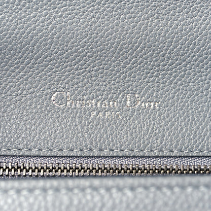 Christian Dior Grained Calfskin Medium Diorama Flap Bag Gris 6 of 10