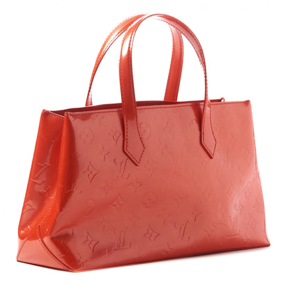 Louis Vuitton Vernis Wilshire PM Orange Sunset 2 of 8