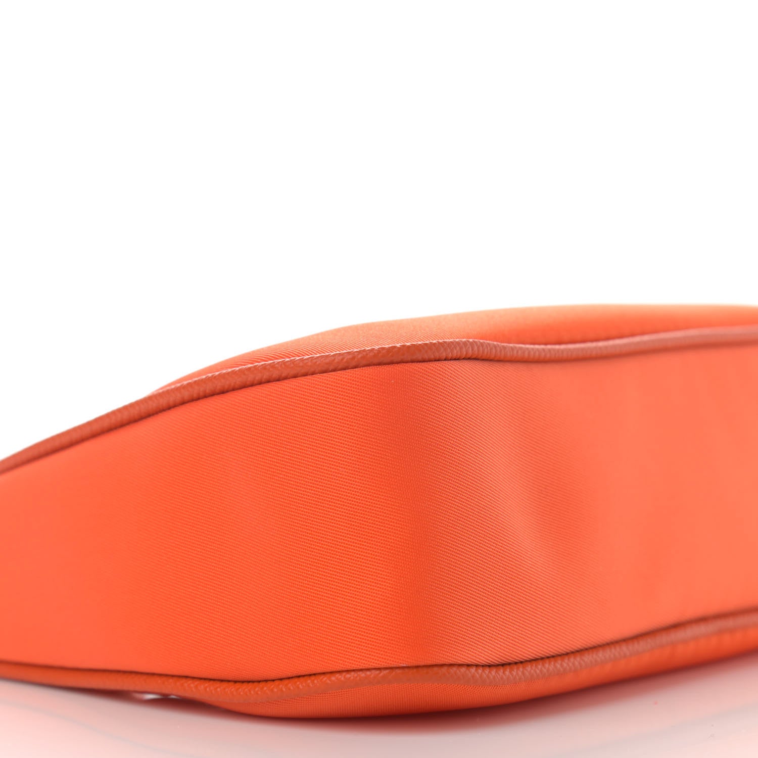 Prada Tessuto Nylon Saffiano Mini Re-Edition 2000 Shoulder Bag Arancio 9 of 11