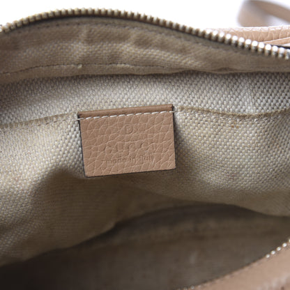 Gucci Pebbled Calfskin Small Soho Disco Bag Rose Beige 6 of 10