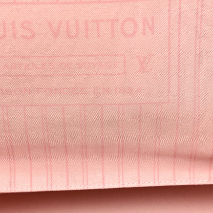 Louis Vuitton Damier Ebene Neo Neverfull MM Rose Ballerine 18 of 18