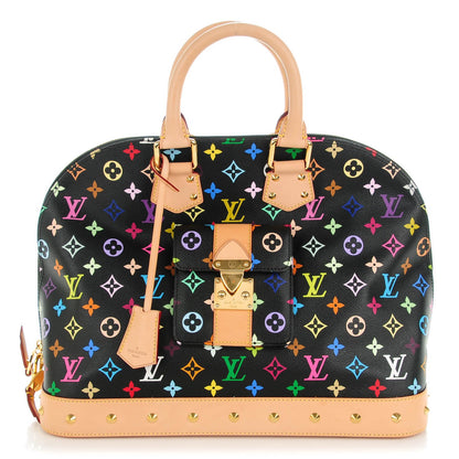 Louis Vuitton Monogram Multicolor Alma GM Black 1 of 7