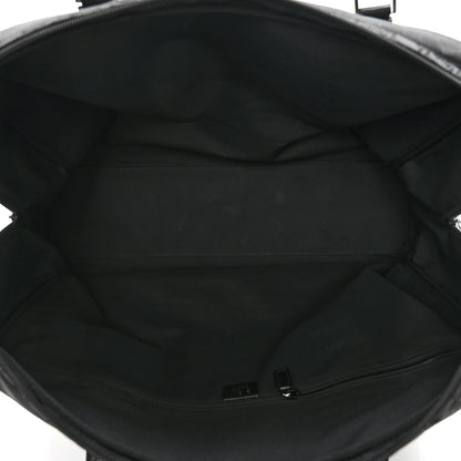 Gucci Denim Monogram Large Carry On Duffle Black 5 of 9