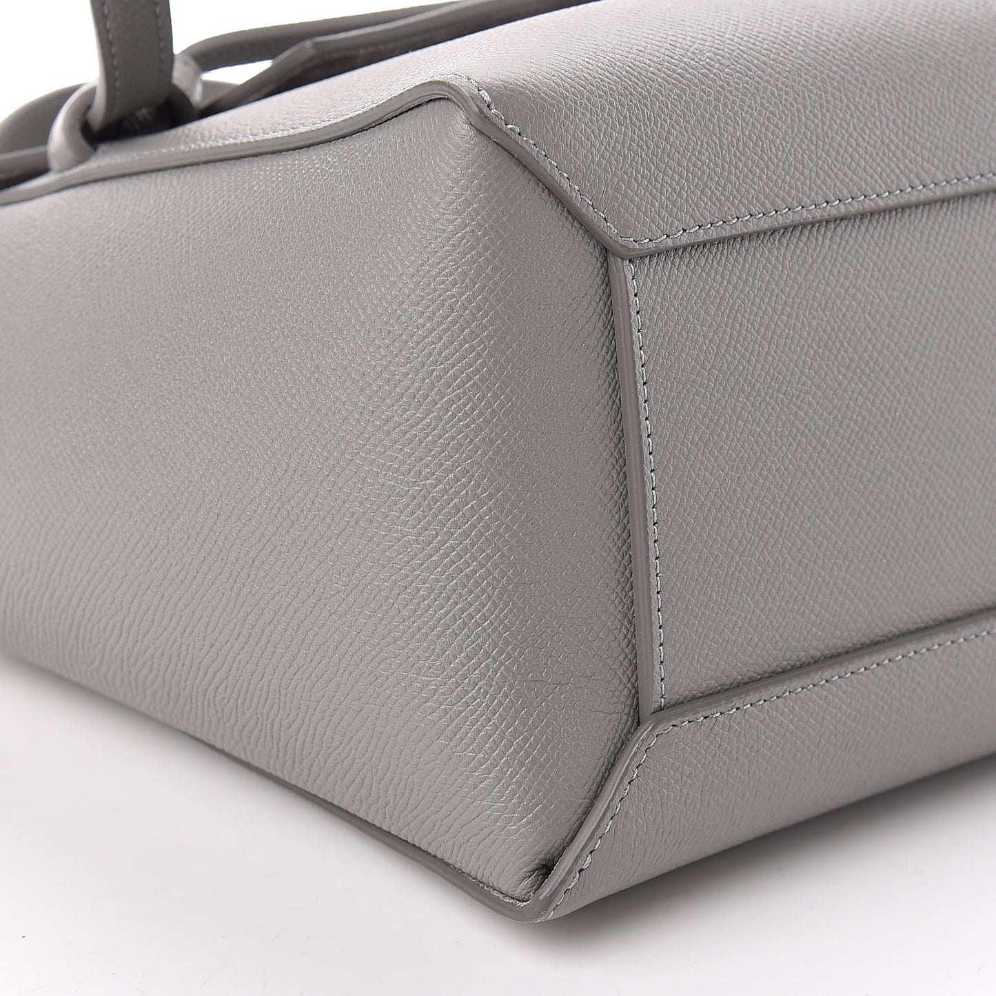 Grained Calfskin Micro Belt Bag Cloud