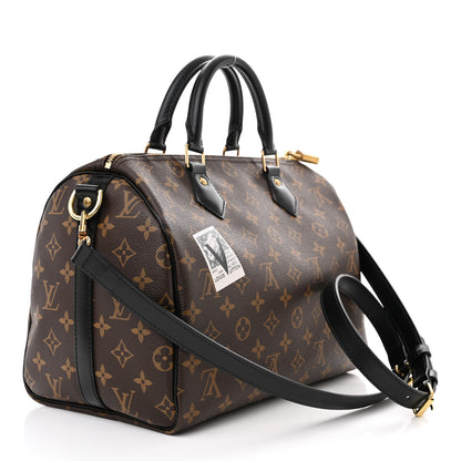 Louis Vuitton Monogram My World Tour Speedy Bandouliere 30 Black 2 of 10